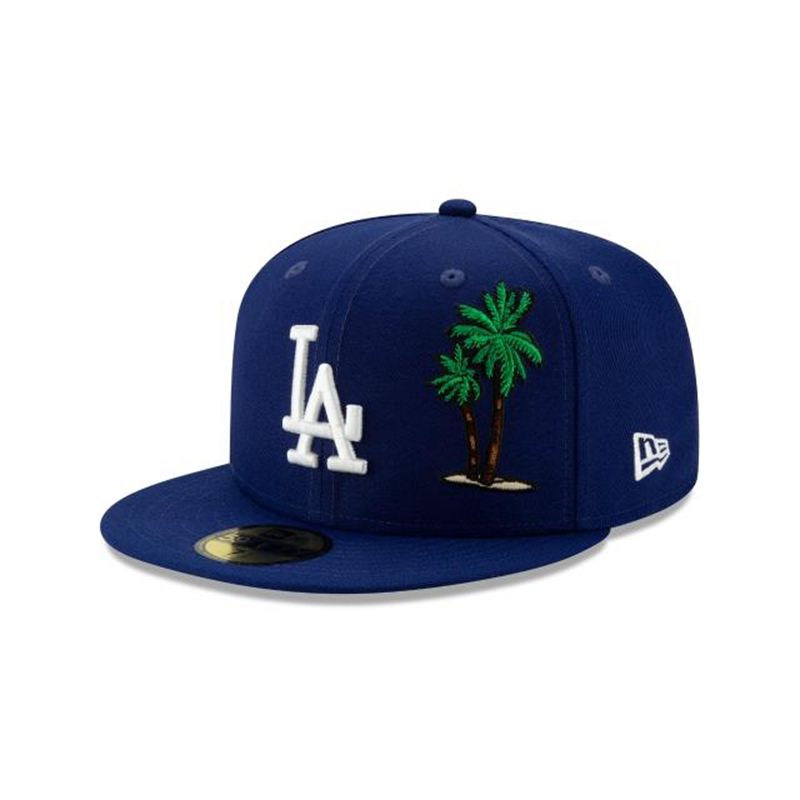 MLB Los Angeles Dodgers Team Describe 59Fifty Fitted (ACH6513) - Blue New Era Caps